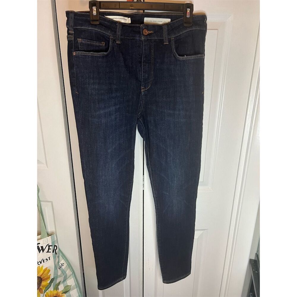 Pilcro by Anthropologie High-Rise Denim Jeans Women’s Size 31 Blue Dark …